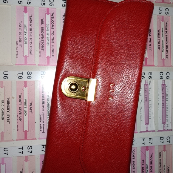 Scully & Scully wallet with heat stamp initials - Picture 3 of 8